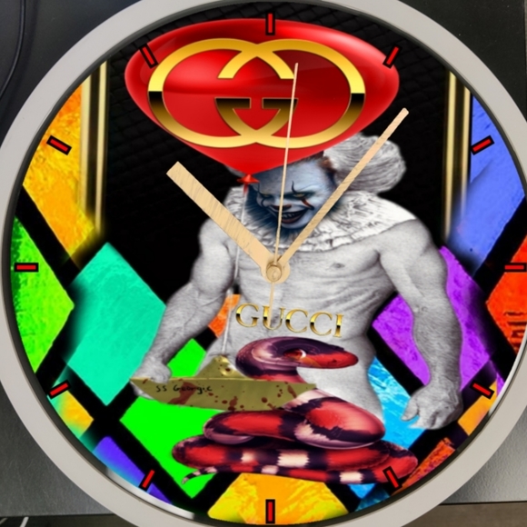 Halloween Horror clown led dance light clock - Picture 2 of 4